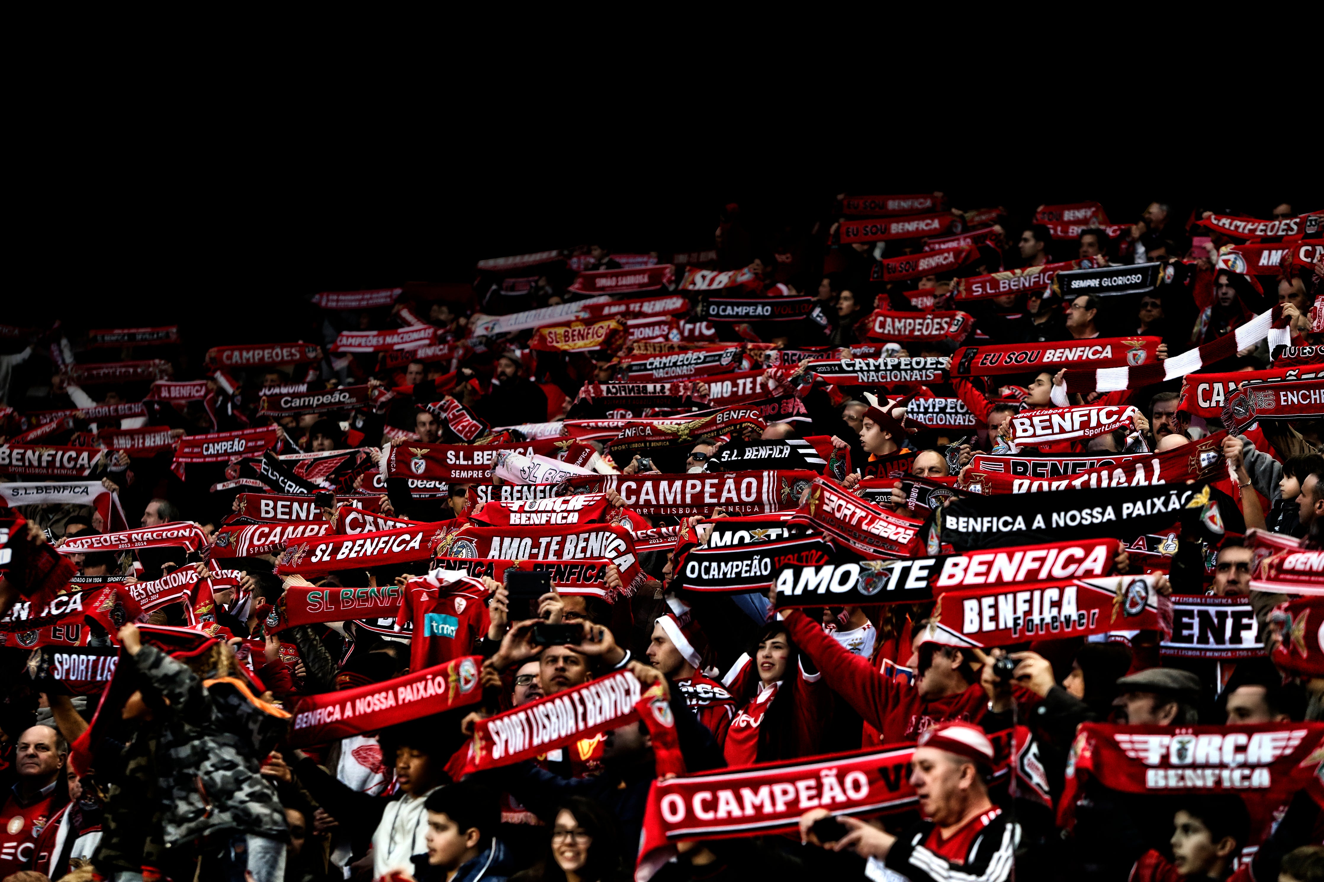Sl Benfica fans 